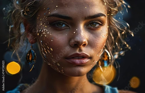 Sophisticated Allure: Portrait of a Woman