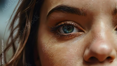 Serenity in Beauty: A Woman's Portrait
