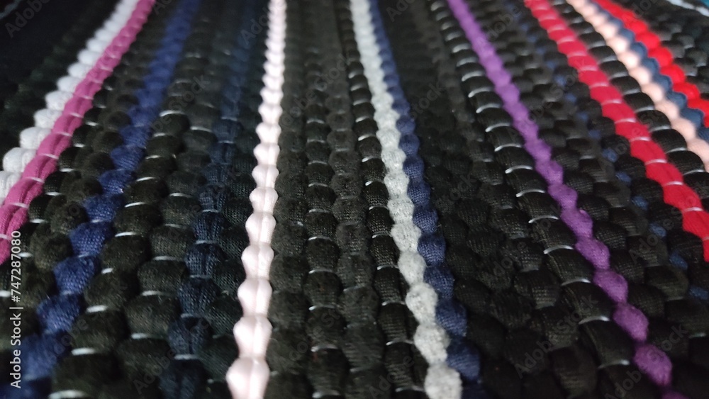 Obraz premium close up of colorful fabric