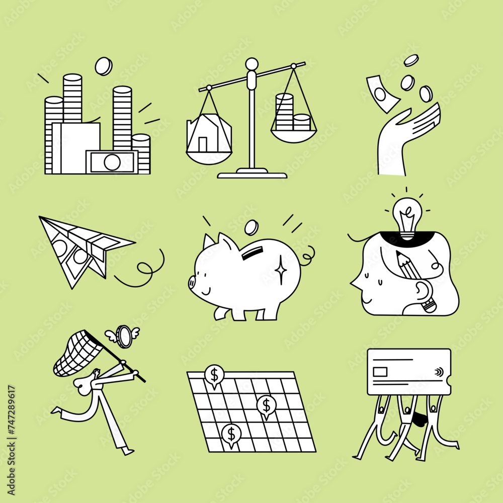 © Lydia Hill - Finance Vector Icon Illustrations © Lydia Hill - Finance Vector Icon Illustrations