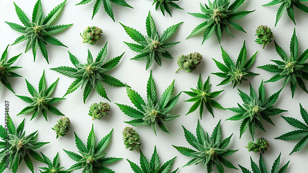 Cannabis background pattern Cannabis background pattern