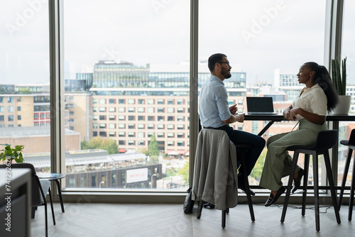 Photography Business people having meeting in modern office