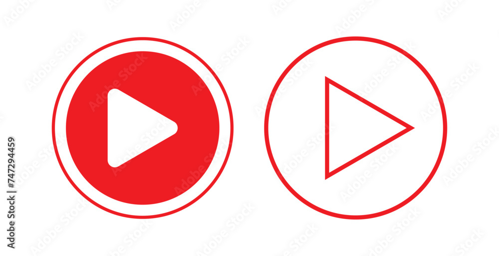 Red play vector Logo, JPG, JPEG, EPS Icon Button. youtube Flat Social Media Background Sign Isolated on white background. vector illustration. eps10 Red play vector Logo, JPG, JPEG, EPS Icon Button. youtube Flat Social Media Background Sign Isolated on white background. vector illustration. eps10