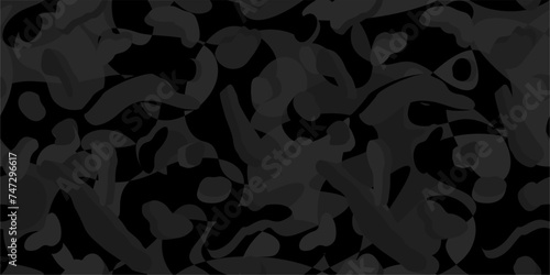 Dark Seamless Abstract Pattern Vector Illustration Background Art
