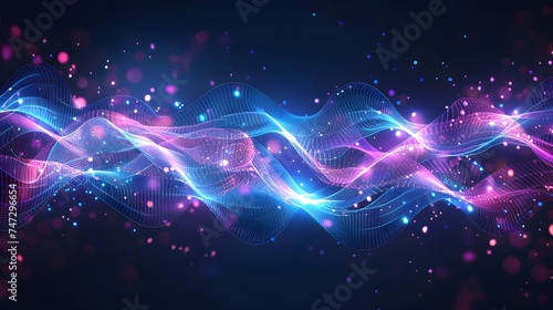 Abstract neon background