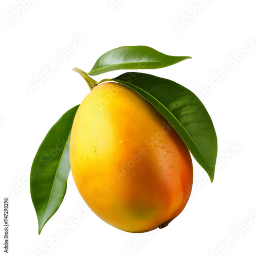 Mango isolated on transparent background, png