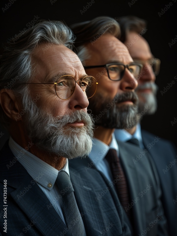 Group of Men in Suits and Ties Group of Men in Suits and Ties