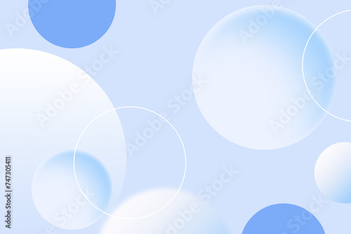 Abstract geometric background gradient soft light blue bokeh for Graphic Business background hitech technology digital design illustration web template background backdrop desktop wallpaper bubbles