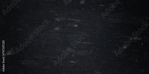 Black grunge abstract background.White dust and scratches on a black background. Distressed Rough Black cracked wall slate texture wall grunge backdrop rough background.	 photo