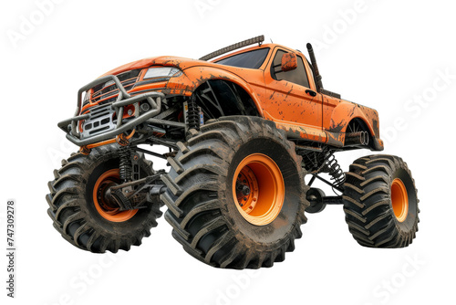 Monster Truck isolated on transparent background