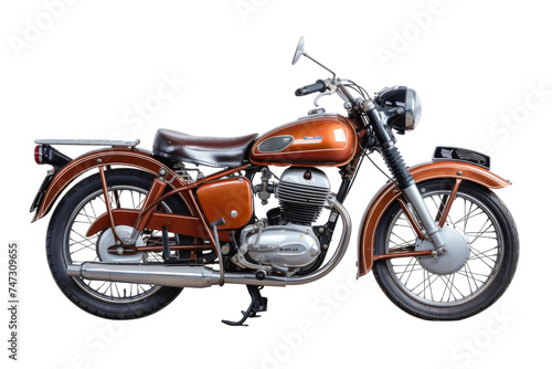 Motorcycle isolated on transparent background