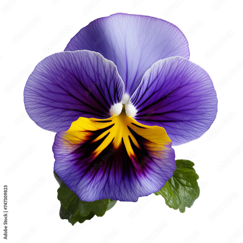 pansy isolated on transparent background, png