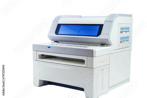 PCR Machine isolated on transparent background