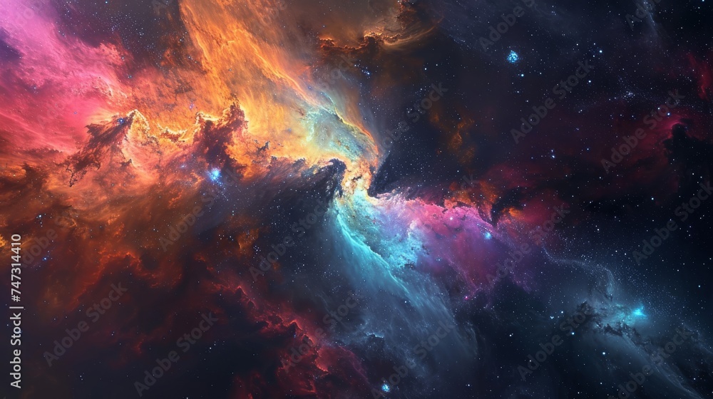 Space galaxy wallpaper. nebula wallpaper. Space background with shining stars. cosmos with stardust. Infinite universe and starry night. Beautiful cosmic Outer Space wallpaper. Planets wallpaper.