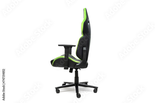 Gaming chair on white background