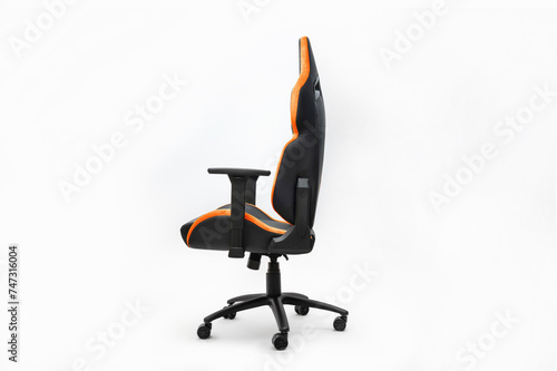 Gaming chair on white background