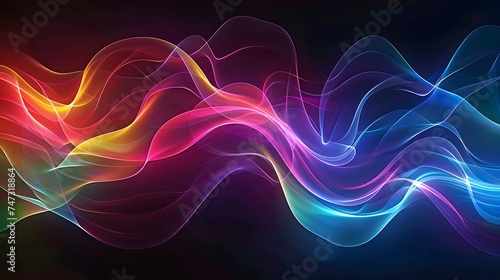 Abstract neon background 