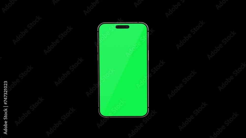 Animation of a phone mockup with alpha channel background Animation of a phone mockup with alpha channel background