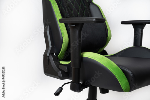 Gaming chair on white background