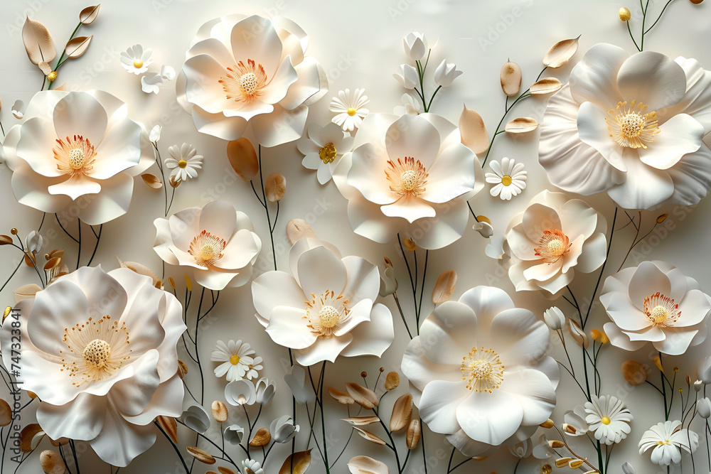3d mural flower background wallpaper, furniture. 3d mural flower background wallpaper, furniture.