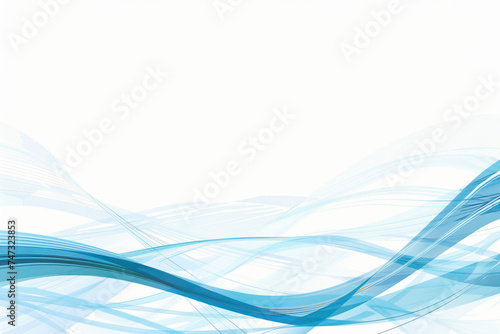 Blue Abstract Wave Background