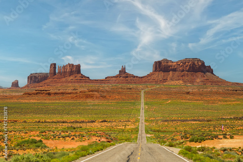 Monument Valley, Utah from Mile Marker 13 on US Highway 163 photo