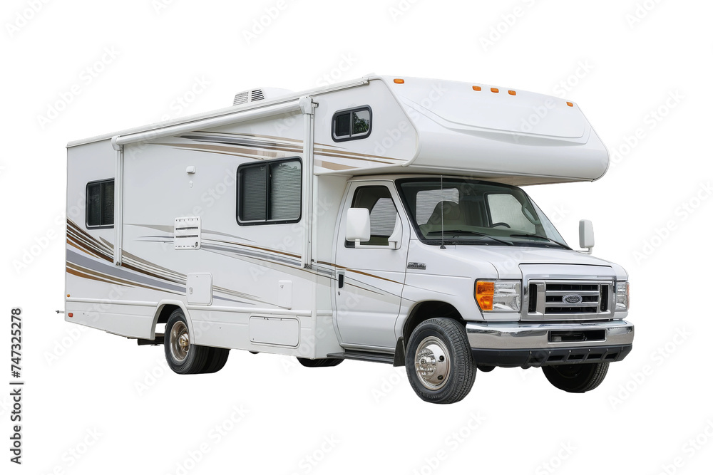 RV Camper isolated on transparent background