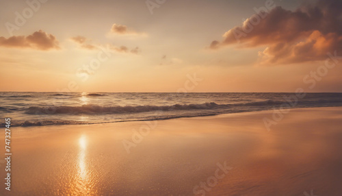 Sunset Dreams: Inspiring Panorama of a Tropical Seascape