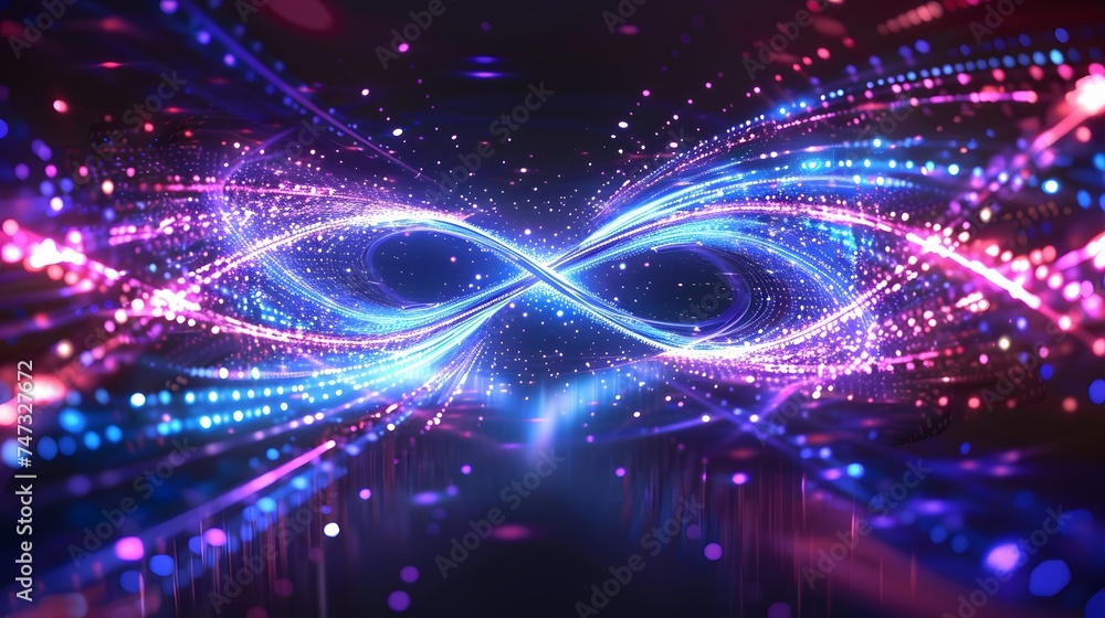 Obraz premium Abstract neon background