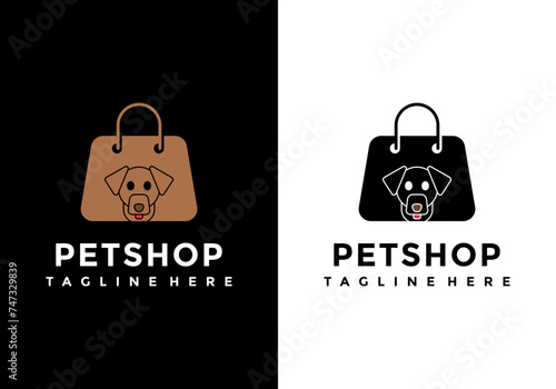 PETSHOP CONCEPT LOGO DESIGN