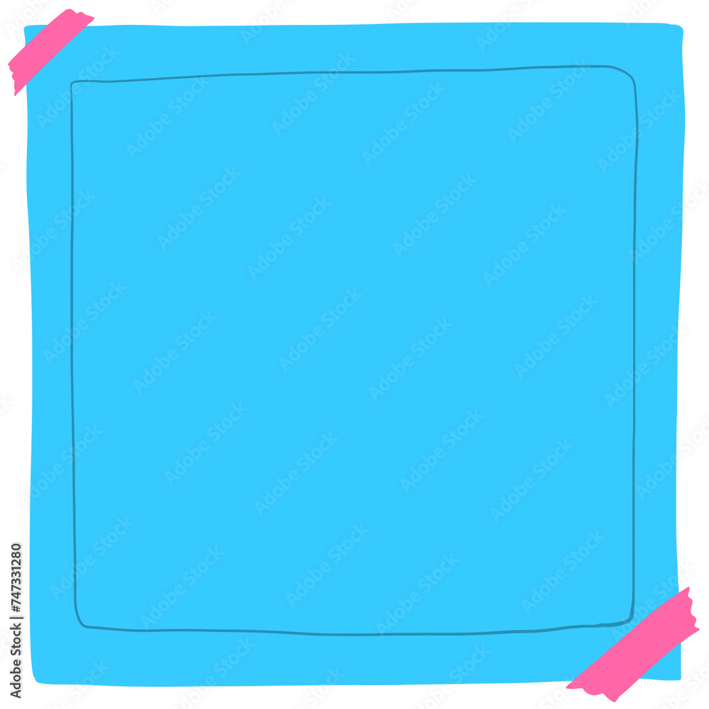 Blue Sticky note Blue Sticky note