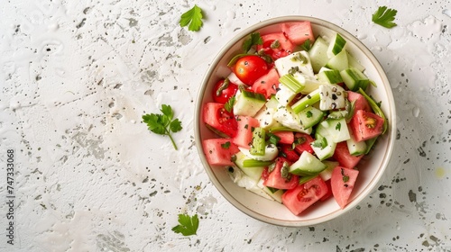 Mediterranean Mozzarella and Tomato Salad