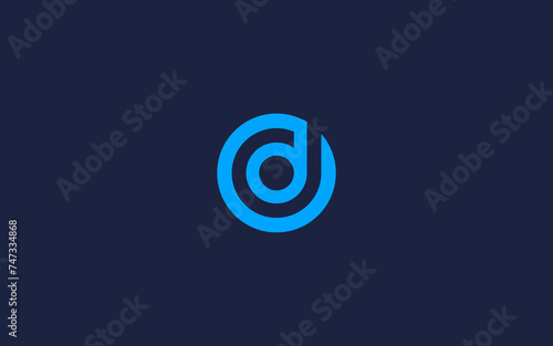letter od or do logo icon design vector design template inspiration