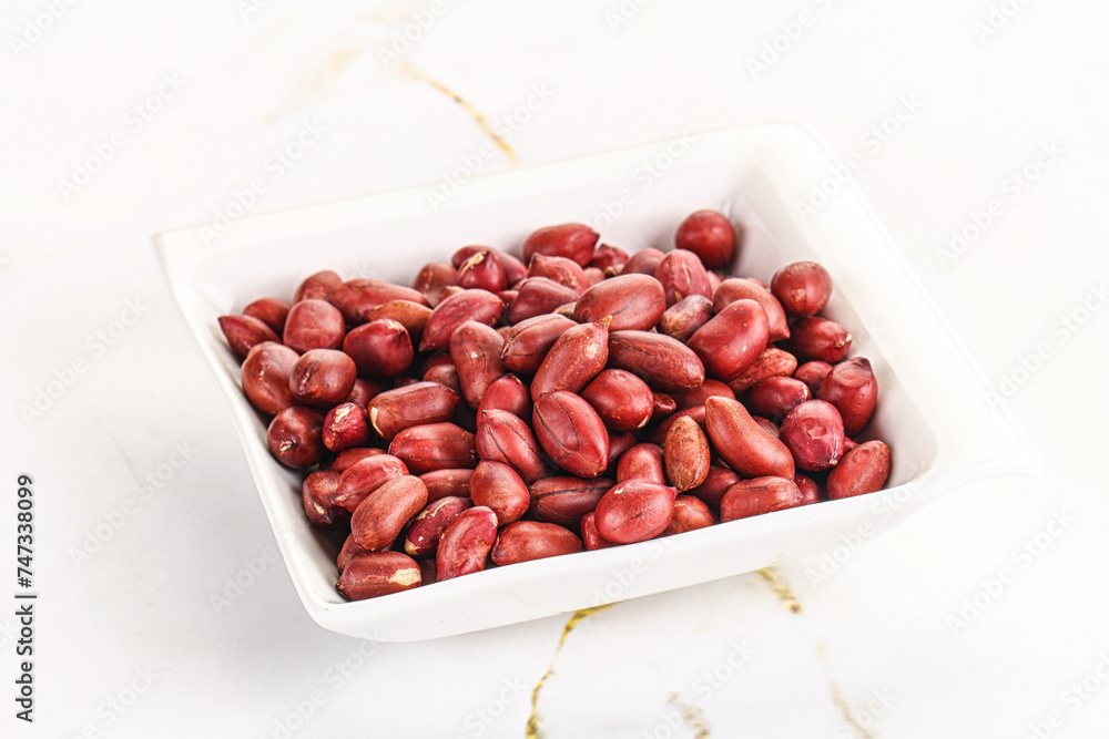 Raw peanut heap for roast Raw peanut heap for roast
