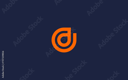 letter od or do logo icon design vector design template inspiration