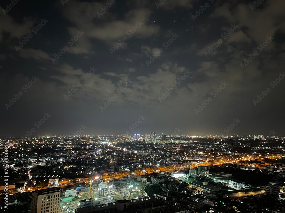 My city at night