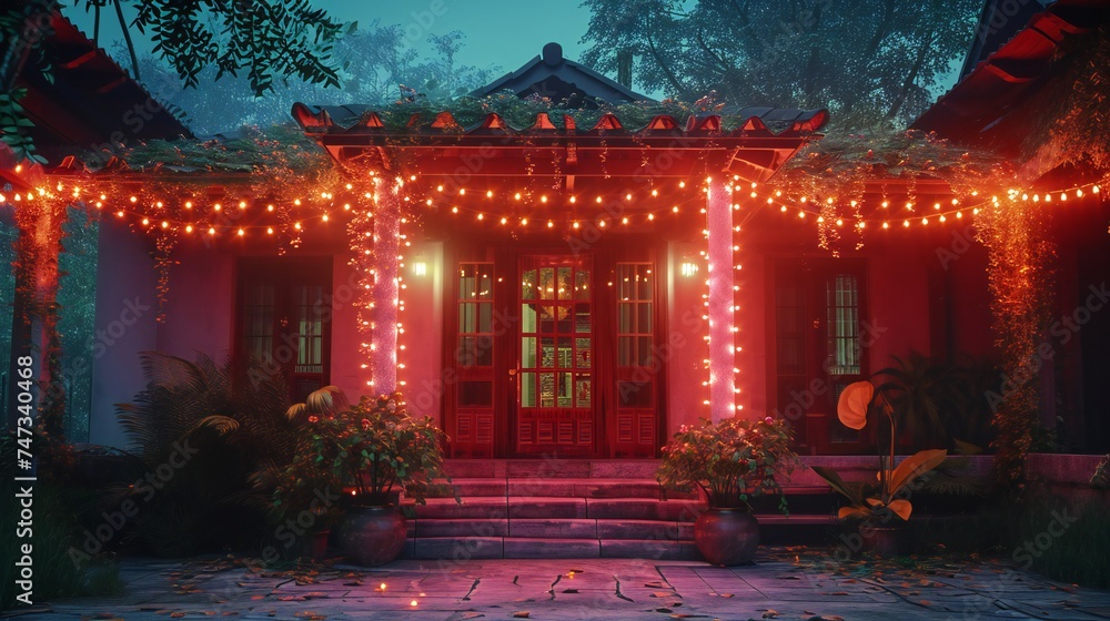 A Night at the Palace, Festive Illumination Lights up Serenity A Night at the Palace, Festive Illumination Lights up Serenity