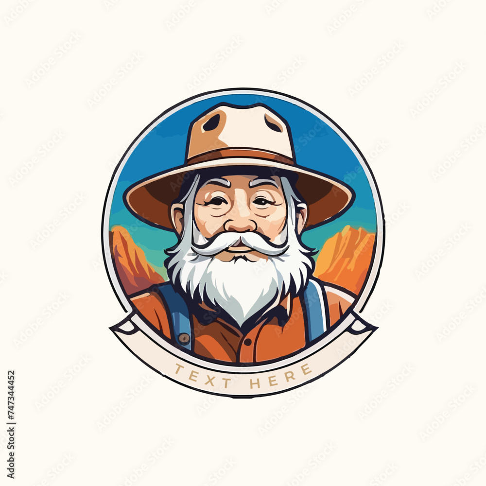Farmer logo design, for UI, poster, banner, social media post, branding Farmer logo design, for UI, poster, banner, social media post, branding