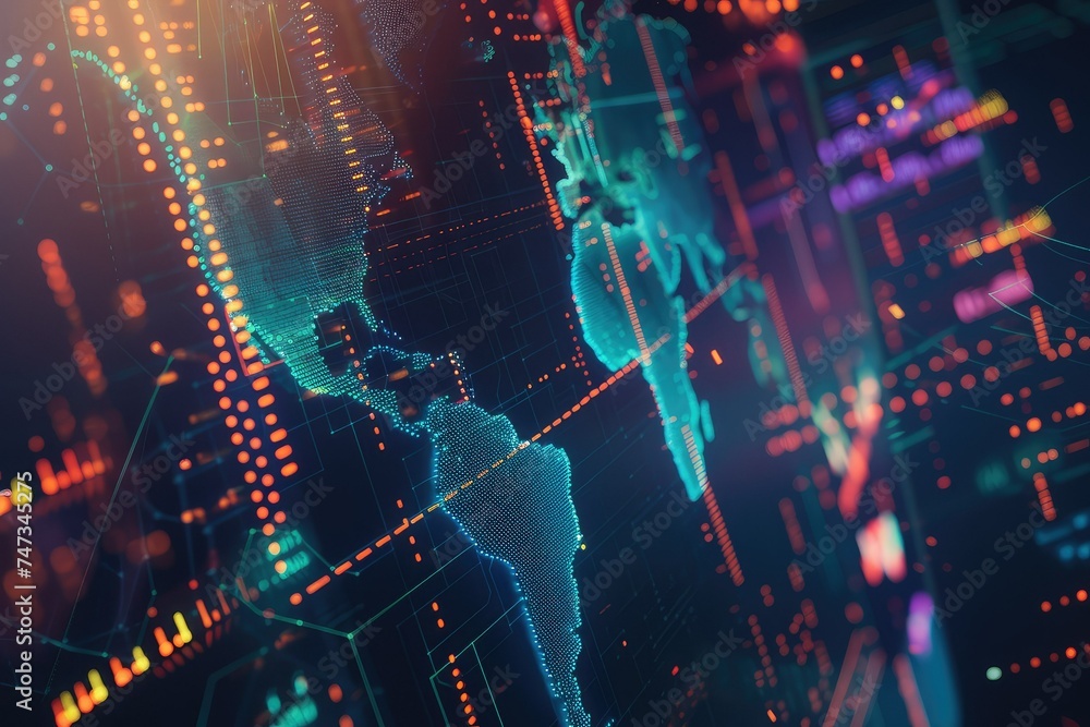 Stock market or forex trading graph in futuristic concept suitable for financial investment or Economic trends business idea and all art work design. Abstract finance background Stock market or forex trading graph in futuristic concept suitable for financial investment or Economic trends business idea and all art work design. Abstract finance background