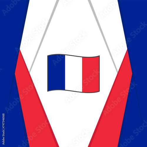 Guadeloupe Flag Abstract Background Design Template. Guadeloupe Independence Day Banner Social Media Post. Background