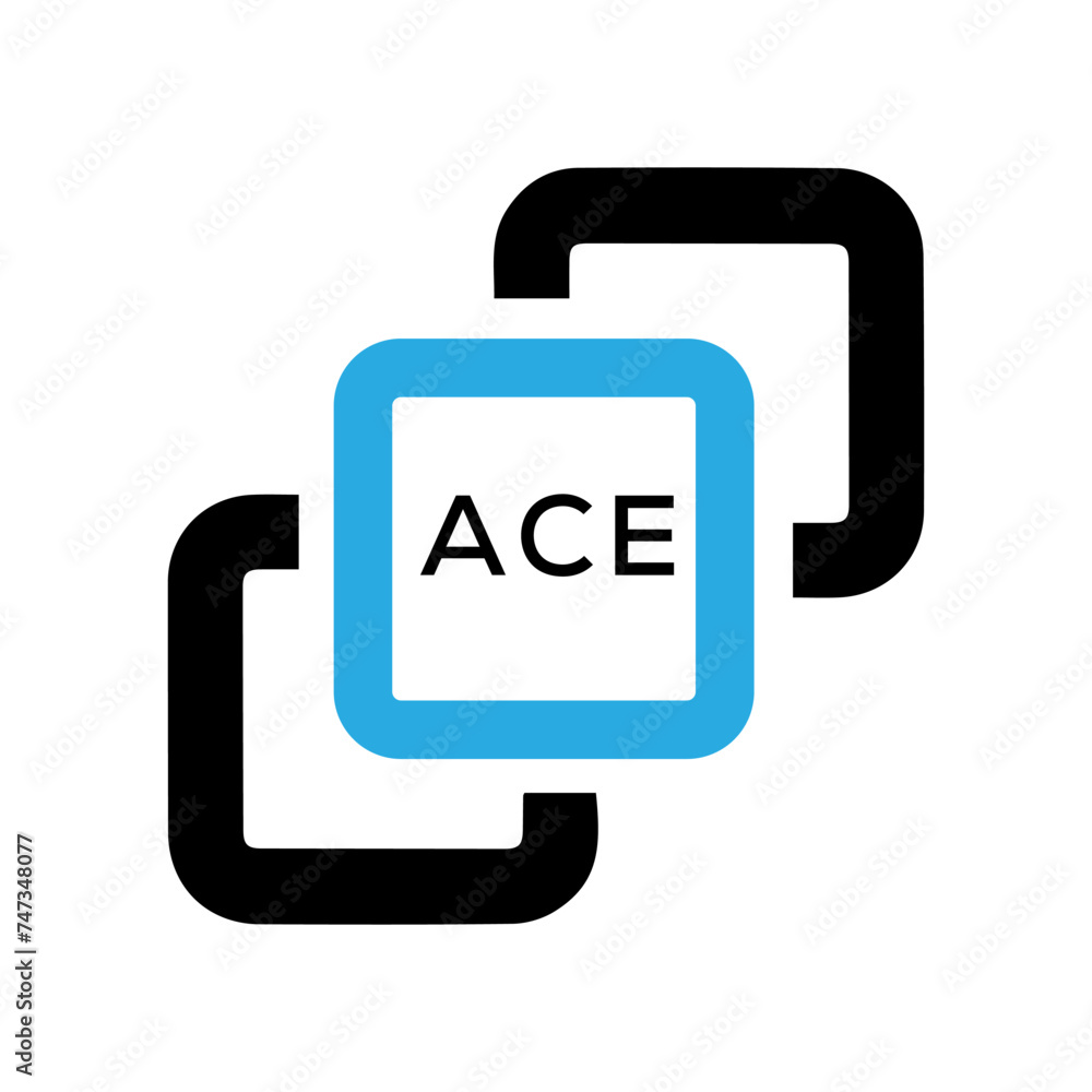 ACE Letter logo design template vector. ACE Business abstract connection vector logo. ACE icon circle logotype.
ACE Letter logo design template vector. ACE Business abstract connection vector logo. ACE icon circle logotype.