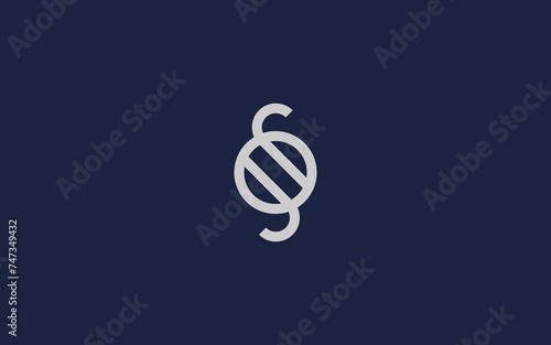 letter OS with circle logo icon design vector design template inspiration photo