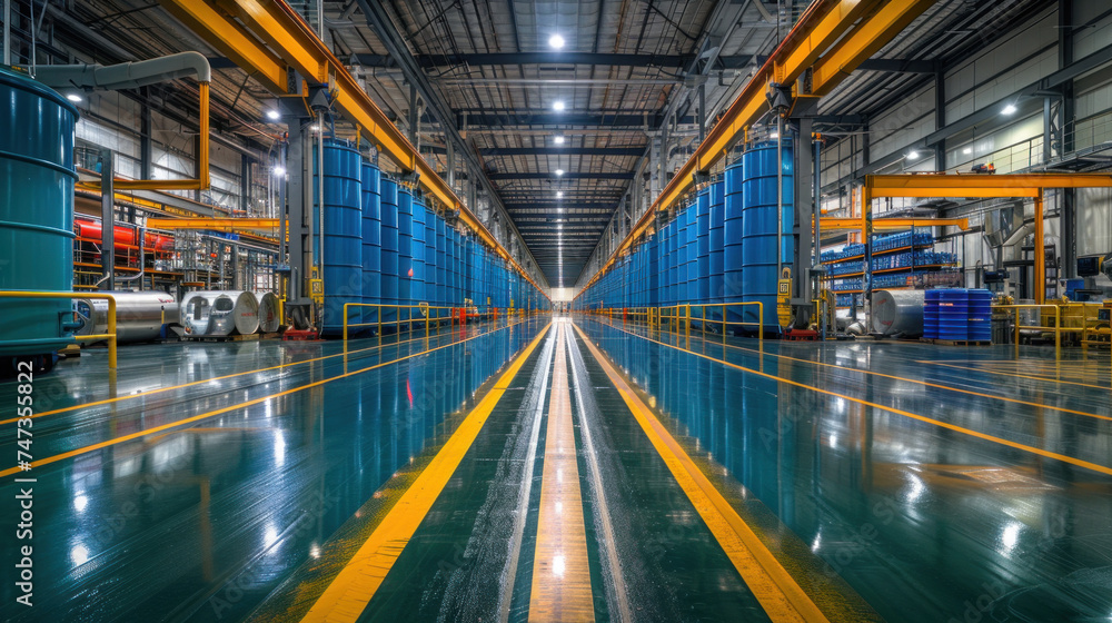 Fototapeta premium Missile Manufacturing Facility.