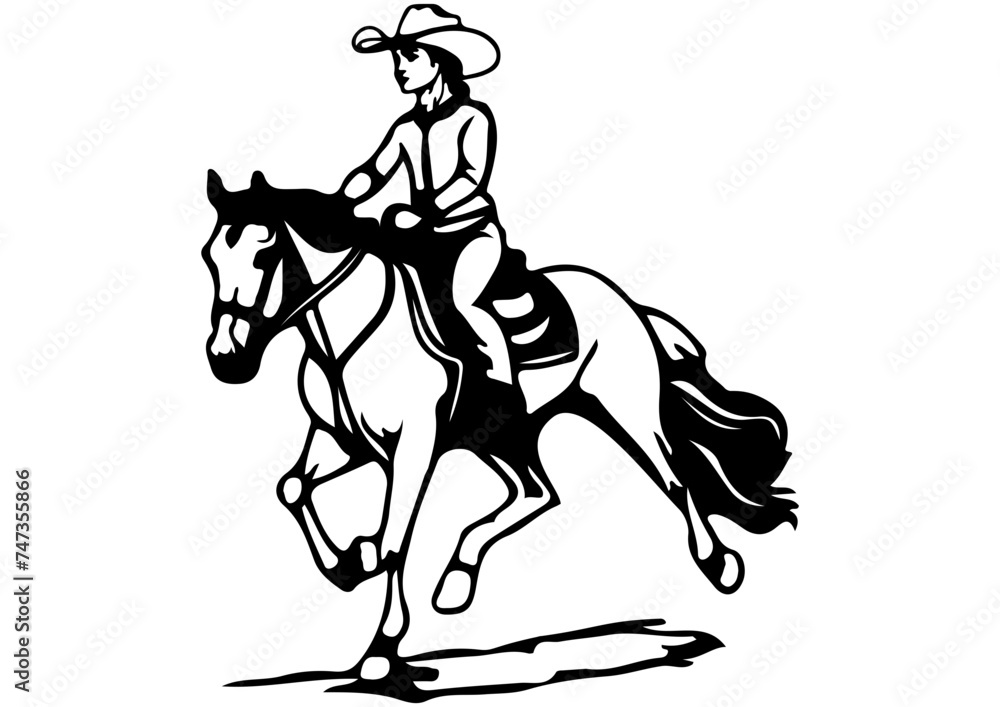 Fototapeta premium Cowgirl