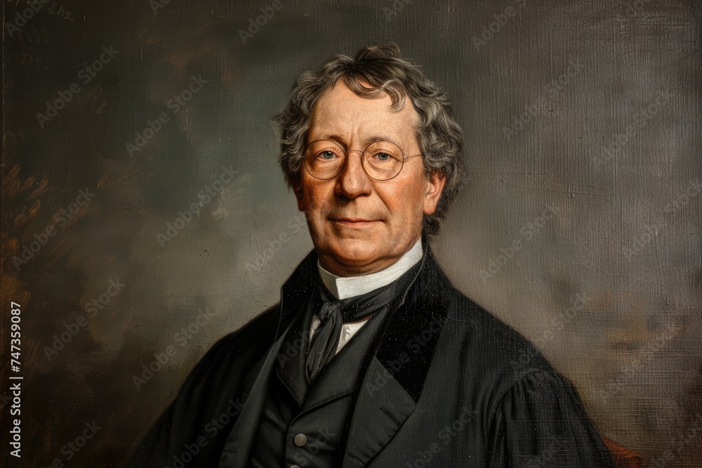 Fototapeta premium Georg Wilhelm Friedrich Hegel German philosopher