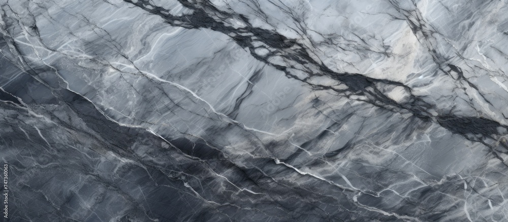 A close-up view of a black and white marble background, showcasing the intricate patterns and textures of the surface. A close-up view of a black and white marble background, showcasing the intricate patterns and textures of the surface.