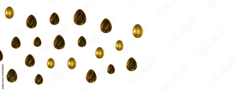 Golden easter eggs and specks, flecks Golden easter eggs and specks, flecks