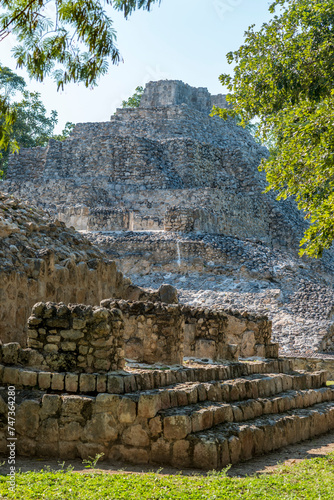 Antigua ciudad maya de Edzná, en Campeche, México.