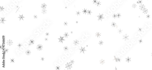 Snowflakes - new year pattern. Christmas theme, golden openwork shiny snowflakes, star, 3D rendering.