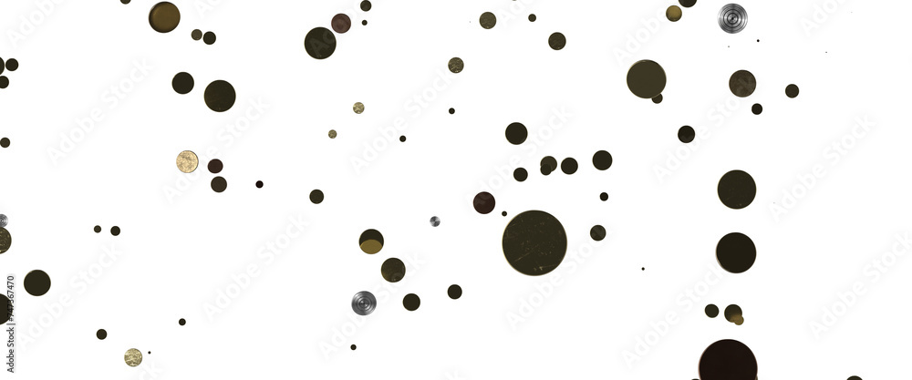 gold Celebration: Captivating 3D Illustration of Shimmering gold Confetti gold Celebration: Captivating 3D Illustration of Shimmering gold Confetti